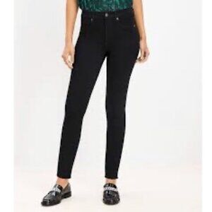 LOFT The Skinny Black Jeans